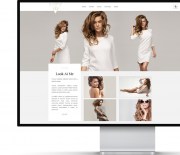 strona www dla prezentacji mody